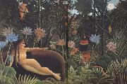 Henri Rousseau The Dream painting